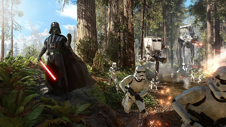 Star Wars Battlefront Darth Vader, HD wallpaper