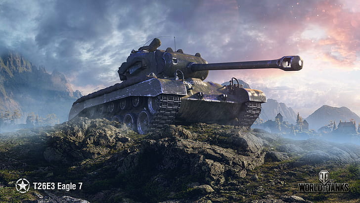 WoT, World of Tanks, Wargaming, T26E3 HD wallpaper