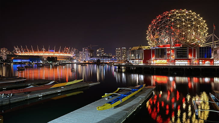 pier, Vancouver, HD wallpaper