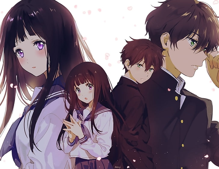 Anime, Hyouka, Eru Chitanda, Hōtarō Oreki, HD wallpaper