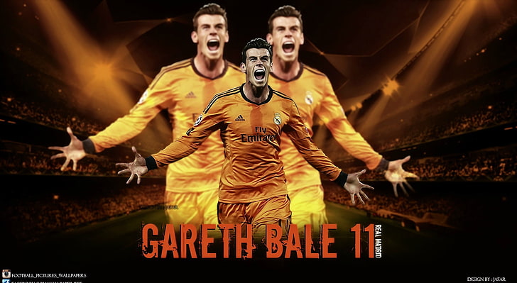 Gareth Bale Real Madrid, Gareth Bale screenshot, Sports, Football, HD wallpaper