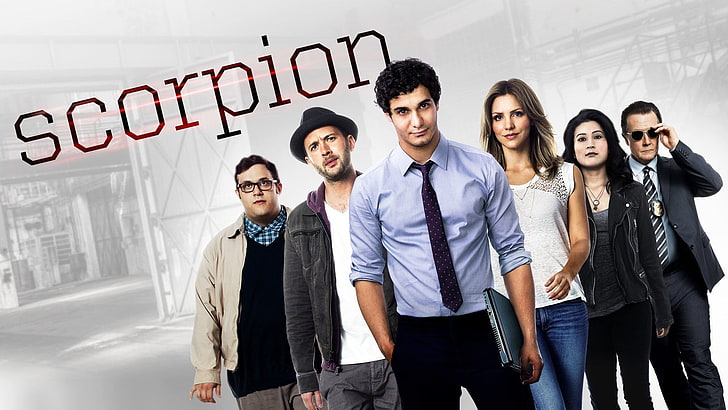 scorpion, tv shows, hd, business person, businessman, group of people