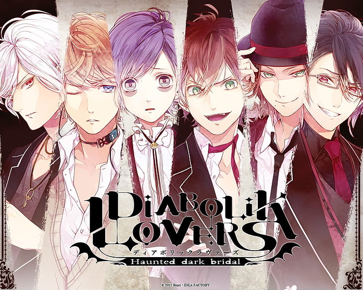 Diabolik Lovers wallpaper, anime, communication, text, representation, HD wallpaper