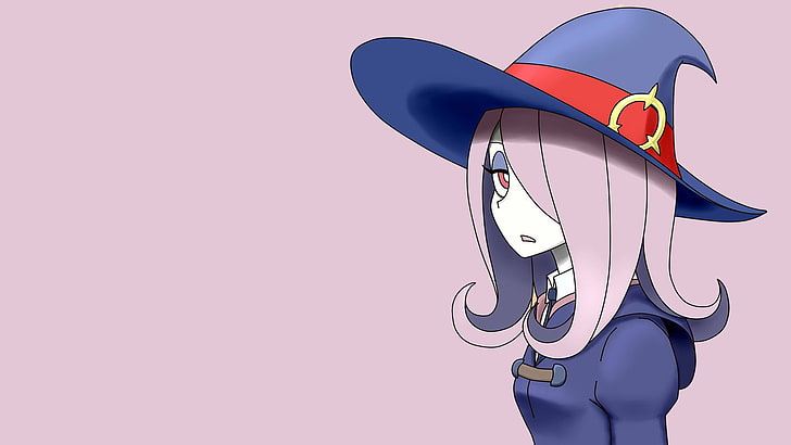 witch, anime, anime girls, Little Witch Academia, Manbavaran Sucy, HD wallpaper