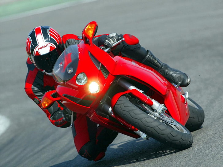 Ducati, motorcycle, helmet, headwear, sports helmet, transportation, HD wallpaper