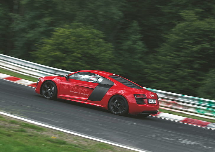 Audi R8 GT Spyder, audi r8 e tron coupe 2013, car, HD wallpaper