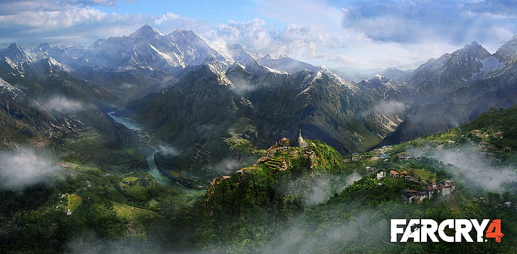 Farcry game, Far Cry 4, video games, landscape, mountain, scenics - nature, HD wallpaper