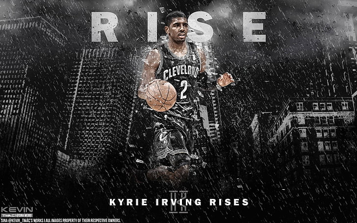 Sports, Kyrie Irving, text, one person, western script, men