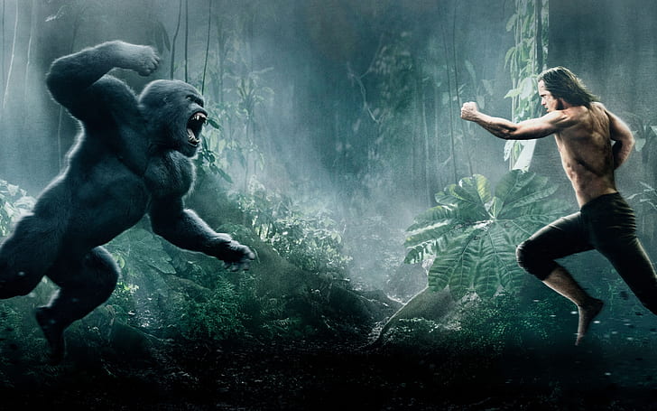 2016 movie, The Legend of Tarzan, HD wallpaper