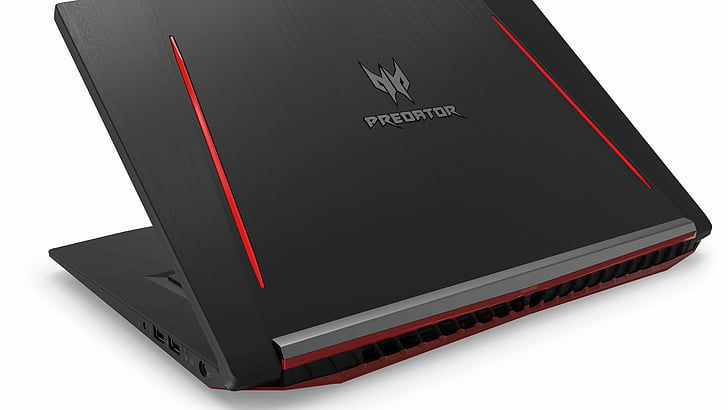 black Acer Predator laptop, Acer Predator Helios 300, gaming PC