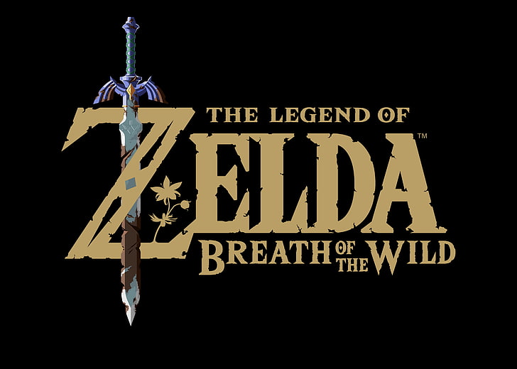 The Legend of Zelda Breath of the Wild logo, The Legend of Zelda: Breath of the Wild, HD wallpaper