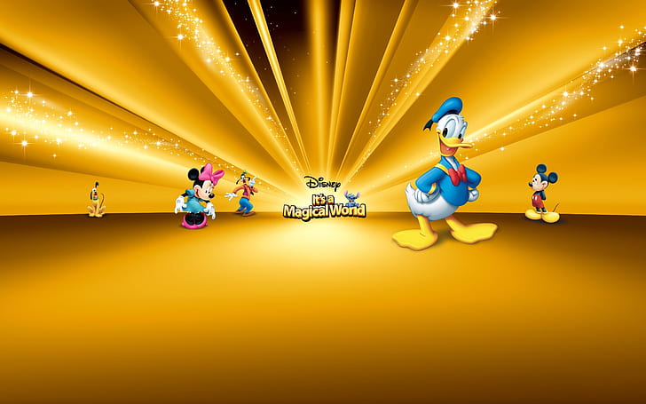 Disney Characters, cartoons, mickey mouse, donald duck, HD wallpaper