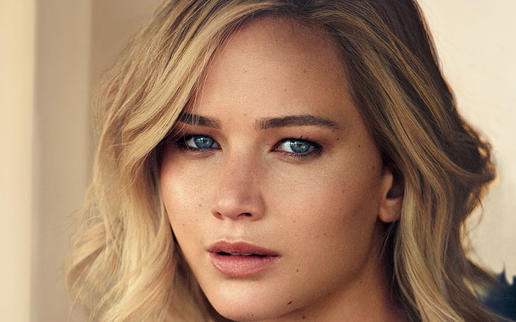 Jennifer Lawrence Vogue 2015, women's blonde hair, Hollywood Celebrities, HD wallpaper