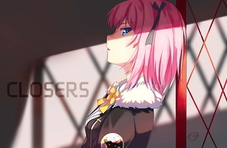 HD wallpaper: closers online, seulbi lee, pink hair, profile view, anime style  games | Wallpaper Flare