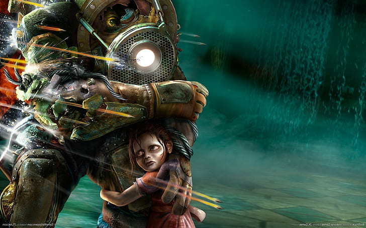 BioShock Bouncer Big Daddy and Little Sister