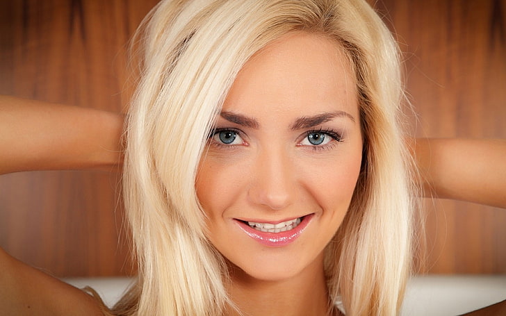 beautiful girl 1920x1200, blond hair, portrait, beautiful woman, HD wallpaper