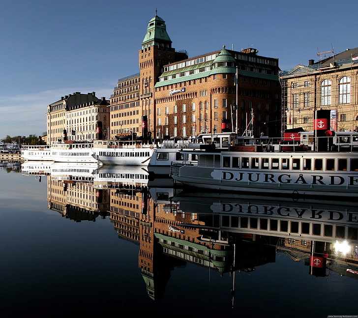 Stockholm, Sweden, cityscape, building exterior, water, architecture