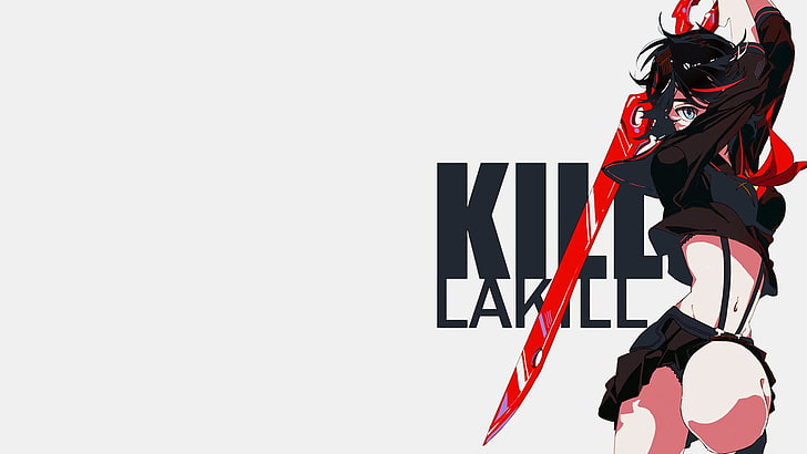 Kill Lakill digital wallpaper, Kill la Kill, Matoi Ryuuko, anime, HD wallpaper