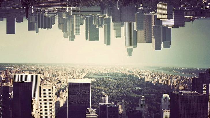 Central Park, New York, cityscape, digital art, USA, New York City, HD wallpaper
