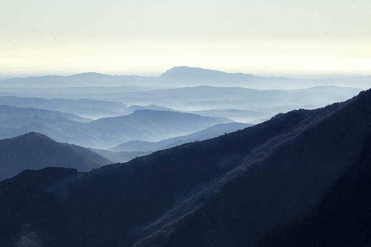 view of mountains, mont aigoual, mont aigoual, Vue, le Mont, Montagne, HD wallpaper