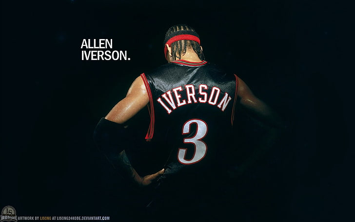 1996 Round 1 Pick 1 Allen Iverson iPhone Wallpapers Free Download