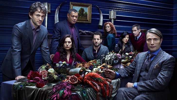 Hannibal TV show, group of people, men, adult, young adult, young men