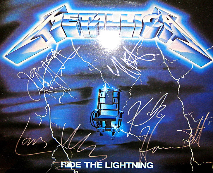 metallica ride the lightning wallpaper