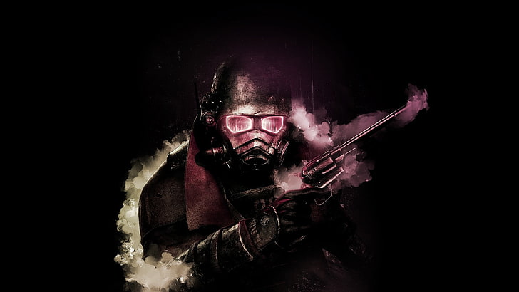 soldier holding rifle digital wallpaper, Fallout, Fallout: New Vegas