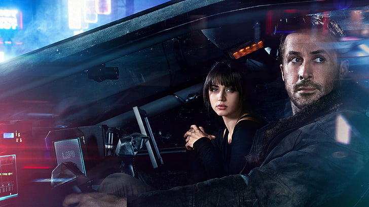 movie poster, Blade Runner 2049, Ana de Armas, Ryan Gosling, 4K