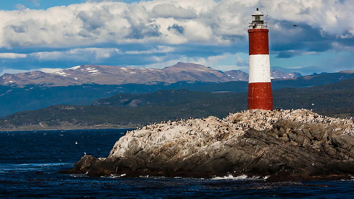 ushuaia, Patagonia, nature, lighthouse