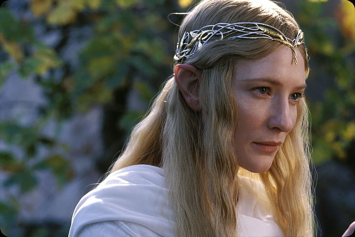 Lord of the Rings female elf character, Galadriel, Cate Blanchett
