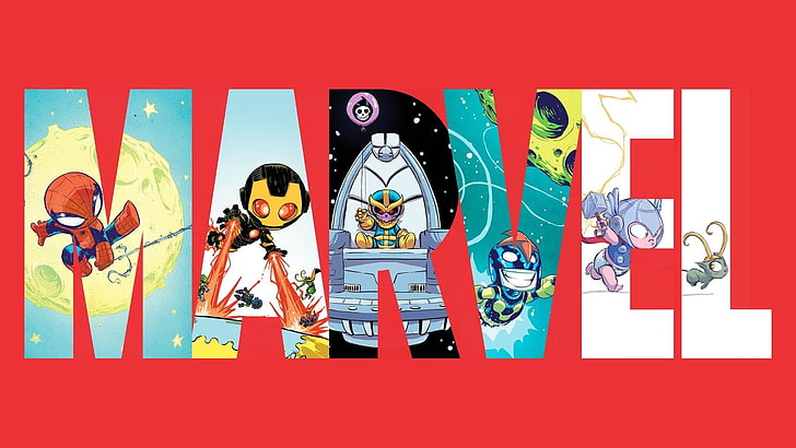 Comics, Marvel Comics, Iron Man, Logo, Loki, Nova (Marvel Comics), HD wallpaper