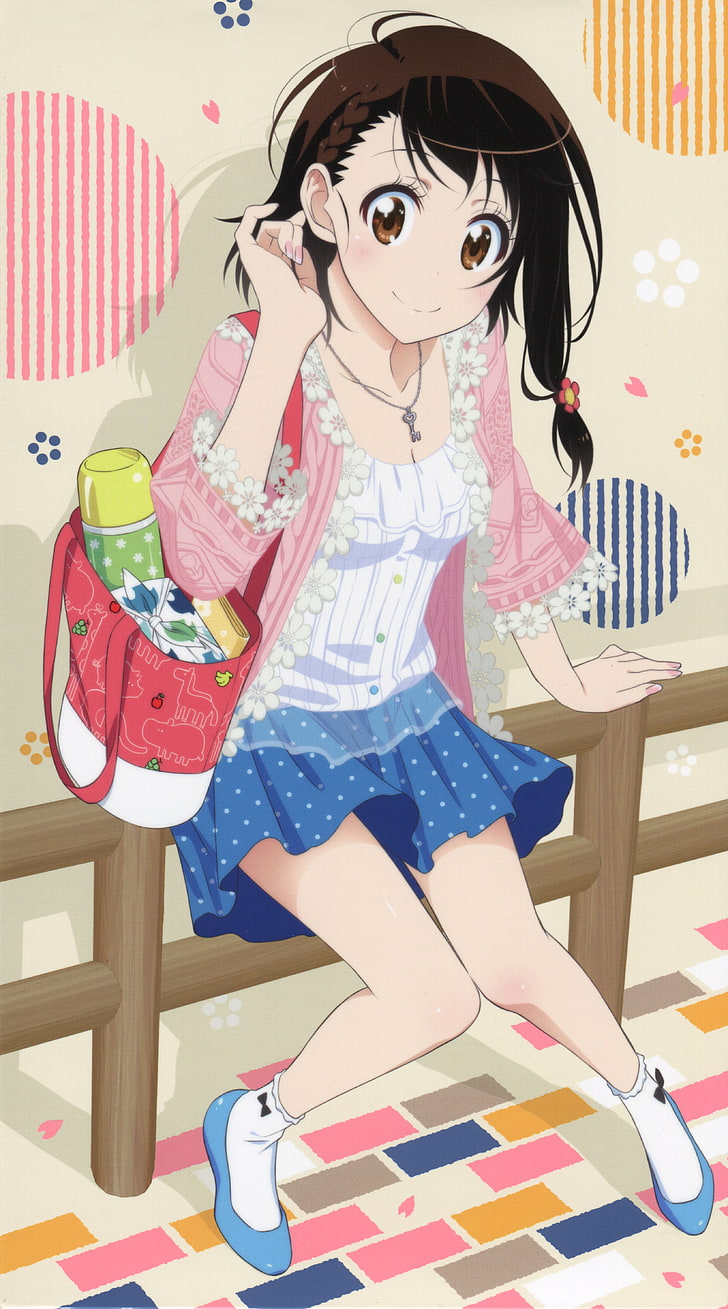 HD wallpaper: anime, cute, dress, girl, hair, kosaki, long, nisekoi, onodera  | Wallpaper Flare