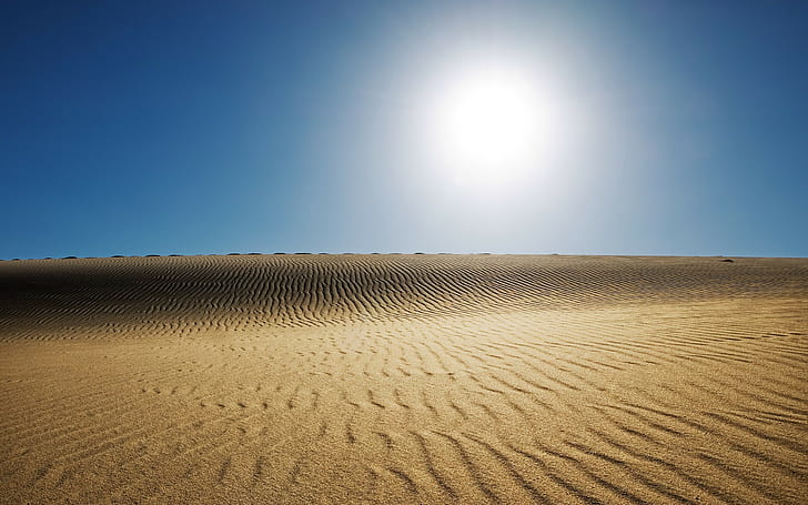 desert, landscape, sand, dune, HD wallpaper