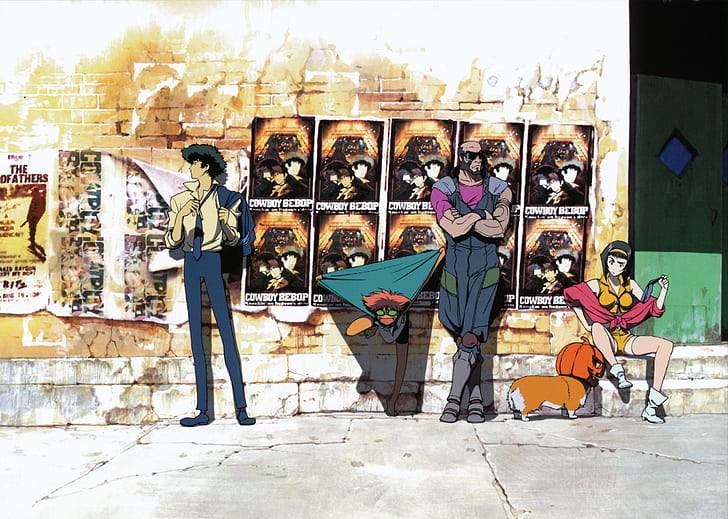 Anime, Cowboy Bebop, Edward (Cowboy Bebop), Ein (Cowboy Bebop), HD wallpaper