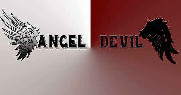 HD wallpaper: angel, Devil | Wallpaper Flare