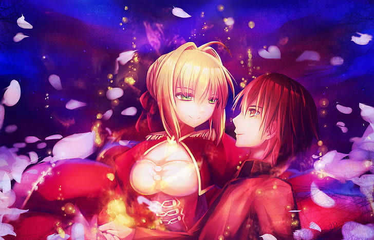 Anime, Fate/Extra Last Encore, Hakuno Kishinami, Nero Claudius, HD wallpaper