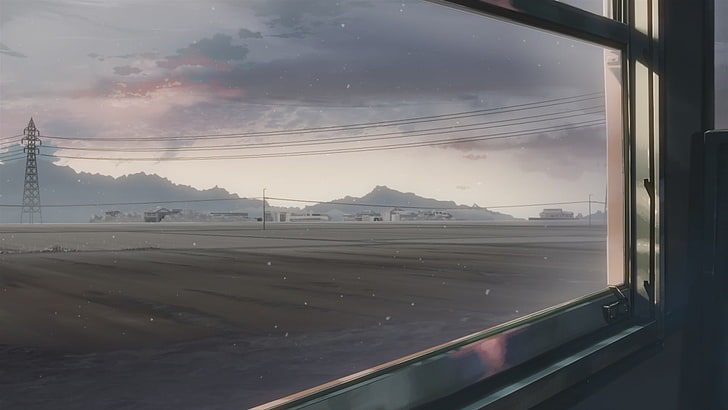 5 Centimeters Per Second, anime, window, glass - material, transparent, HD wallpaper