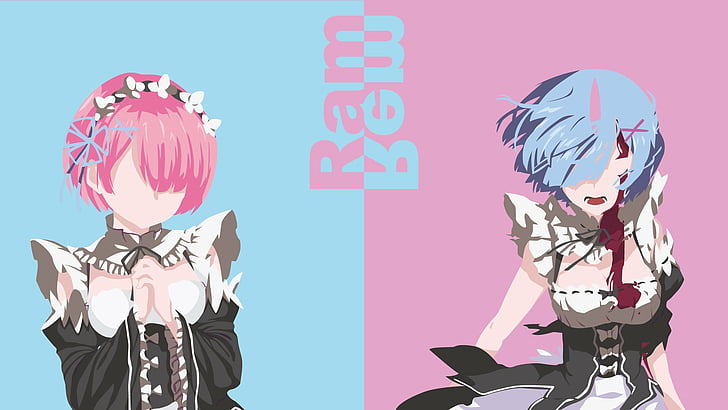 Amazon.com: CosInStyle Anime Scroll Poster for Rem & for Ram - Fabric  Prints 100 cm x 40 cm | Premium and Artistic Anime Theme Gift | Japanese  Manga Hanging Wall Art Room