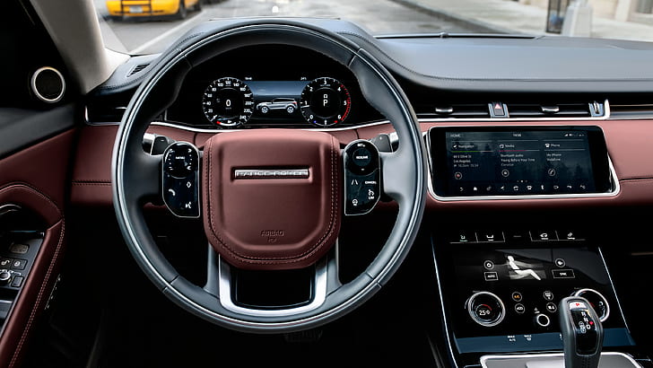 Range Rover Evoque, interior, SUV, 2019 Cars, 4K, HD wallpaper