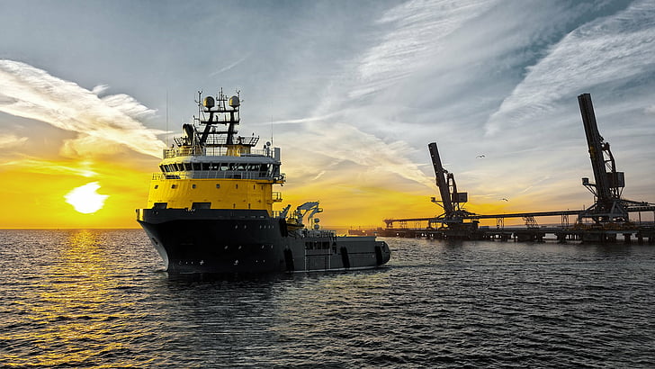 Vehicles, Offshore Support Vessel, Casper Port Agency, Ship, HD wallpaper