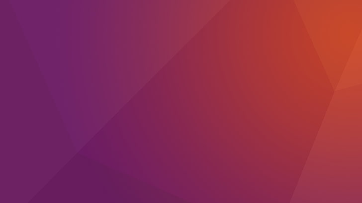 purple and orange wallpaper, Ubuntu, Linux, gradient, minimalism, HD wallpaper