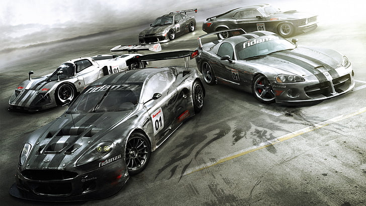 gray Chevrolet Camaro, grid autosport, codemasters racing, race driver, HD wallpaper