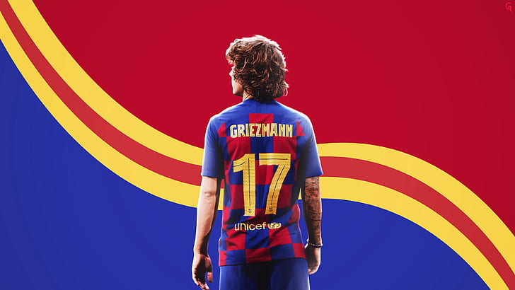 Soccer, Antoine Griezmann, FC Barcelona, French, HD wallpaper