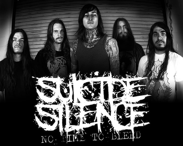 Suicide Silence, Deathcore, Mitch Lucker, celebration, standing, HD wallpaper