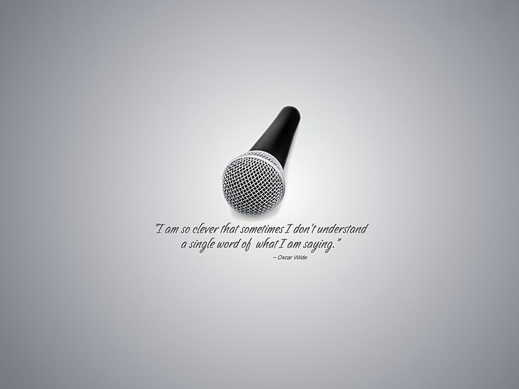 cute funny funny Entertainment Funny HD Art, white, microphone, HD wallpaper