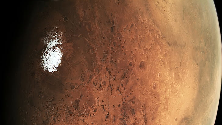 Mars, ESA, satellite, HD wallpaper