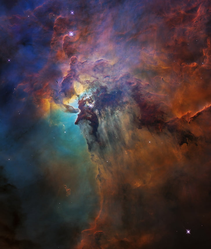 starry sky wallpaper, space, NASA, Hubble, universe, stars, nature