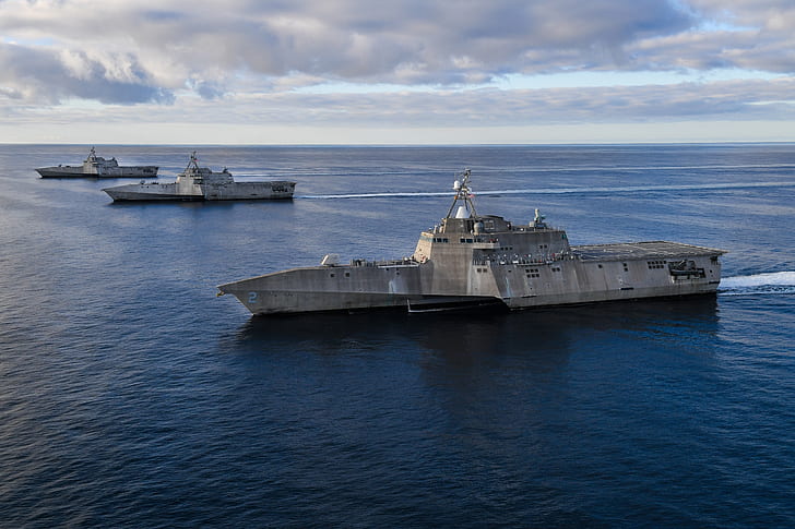 Warships, United States Navy, Littoral Combat Ship, USS Independence (LCS-2), HD wallpaper
