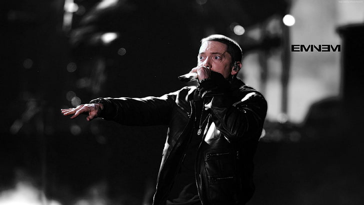 singer, actor, rapper, 4K, Eminem, HD wallpaper